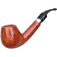 Savinelli Autograph Autograph Smooth Bent Egg (5) with Silver (9mm)
