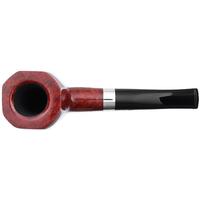 Savinelli Autograph Autograph Smooth Paneled Bent Billiard (5) with Silver (9mm)