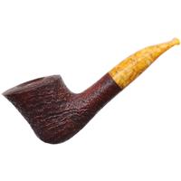 Savinelli Autograph Autograph Sandblasted Bent Dublin (6mm)