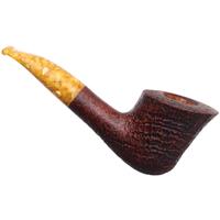 Savinelli Autograph Autograph Sandblasted Bent Dublin (6mm)