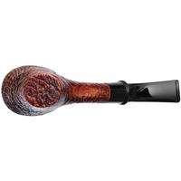 Savinelli Autograph Autograph Sandblasted Bent Dublin Sitter (6mm)
