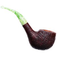 Savinelli Autograph Autograph Sandblasted Bent Egg (6mm)