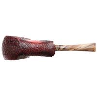 Savinelli Autograph Autograph Sandblasted Paneled Bent Dublin (6mm)