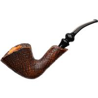 Savinelli Autograph Autograph Sandblasted Bent Dublin (6mm)