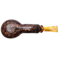Winslow Smooth Bent Brandy with Black Palm (D)