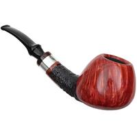 Winslow Partially Rusticated Bent Brandy with Silver (E)
