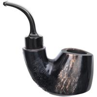Winslow Crown Partially Rusticated Bent Billiard (9mm) (Viking)