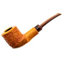 Winslow Crown Partially Rusticated Bent Billiard (9mm) (Viking)