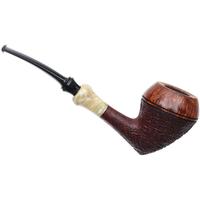 Abe Herbaugh Partially Sandblasted Rhodesian with Musk Ox Horn