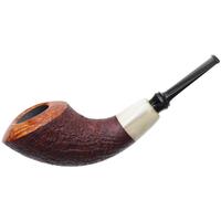 Abe Herbaugh Partially Sandblasted Horn with Musk Ox Horn
