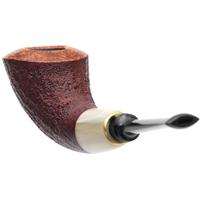Abe Herbaugh Partially Sandblasted Horn with Musk Ox Horn