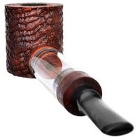 Werner Mummert Sandblasted Reverse Calabash Poker