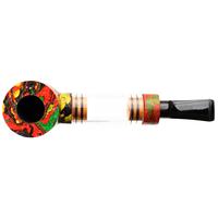 Werner Mummert Sandblasted Deco Reverse Calabash Poker
