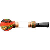 Werner Mummert Sandblasted Deco Reverse Calabash Poker
