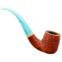 Yeti Sandblasted Natural Bent Billiard with Mammoth and Resin (1113)