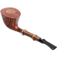 Claudio Cavicchi Brown Smooth Bent Dublin with Bamboo