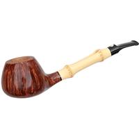 Claudio Cavicchi Brown Smooth Bent Brandy with Bamboo
