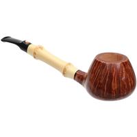 Claudio Cavicchi Brown Smooth Bent Brandy with Bamboo