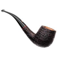 Claudio Cavicchi Black Sandblasted Bent Billiard