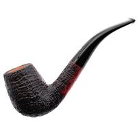 Claudio Cavicchi Black Sandblasted Bent Billiard