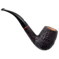 Claudio Cavicchi Black Sandblasted Bent Billiard