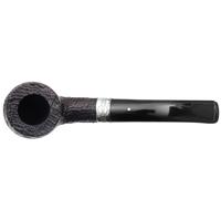 Dunhill Shell Briar The White Spot Bent Billiard with Silver (120) (F/T) (3145) (2021)