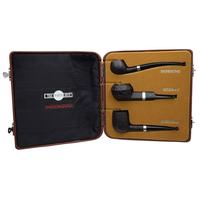 Dunhill Three Pipe Daily Shell Briar with Silver (with Ventage Case)