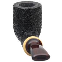 Bill Shalosky Sandblasted Bent Billiard with Boxwood (597)