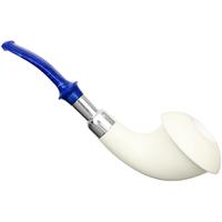 IMP Meerschaum Smooth Calabash with Silver (9mm) (with Case)