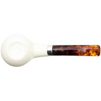 IMP Meerschaum Smooth Bent Apple with Silver (9mm) (with Case)