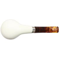 IMP Meerschaum Smooth Bent Apple with Silver (9mm) (with Case)