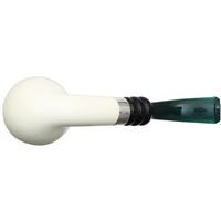 IMP Meerschaum Smooth Bent Egg with Silver (9mm) (with Case)