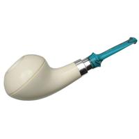 IMP Meerschaum Smooth Rhodesian with Silver (with Pocket Case)