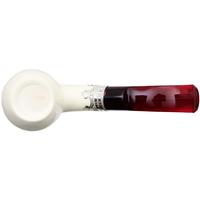 IMP Meerschaum Smooth Bent Egg with Silver (with Case)