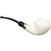 IMP Meerschaum Smooth Rhodesian with Silver (with Case) (9mm)