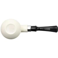 IMP Meerschaum Smooth Rhodesian with Silver (with Case) (9mm)