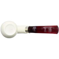 IMP Meerschaum Smooth Bent Apple with Silver (with Case) (9mm)