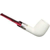 IMP Meerschaum Rusticated Billiard with Silver (with Case) (9mm)