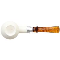 IMP Meerschaum Smooth Rhodesian with Silver (with Pocket Case)