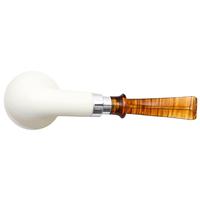 IMP Meerschaum Smooth Rhodesian with Silver (with Pocket Case)