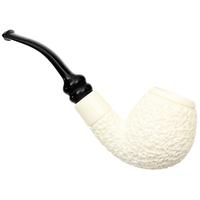 IMP Meerschaum Partially Rusticated Bent Apple (with Case) (9mm)