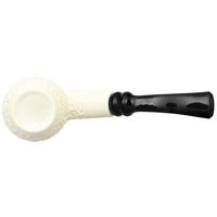 IMP Meerschaum Partially Rusticated Bent Apple (with Case) (9mm)