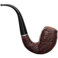 Ser Jacopo Sandblasted Bent Egg with Silver (S2) (B) (Maxima) (9mm)
