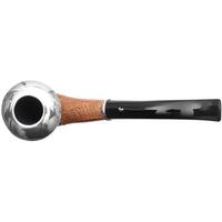 Ser Jacopo Historica Spongia Sandblasted Calabash with Silver (38) (S3) (9mm)