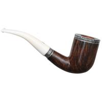 Ser Jacopo Picta Magritte Smooth Bent Billiard with Silver (L) (D) (20) (9mm)