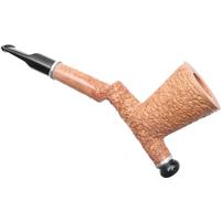 Ser Jacopo Insanus Spongia Rusticated Bent Dublin with Silver (R2) (D) (6) (9mm)