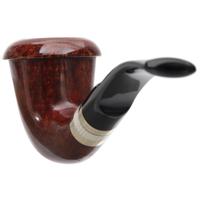 Ser Jacopo Domina 2021 Smooth Calabash Sitter with Silver (L1) (D) (19) (9mm)