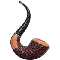 Ser Jacopo Insanus Spongia Rusticated Bent Dublin with Silver (R1) (D) (8) (9mm)