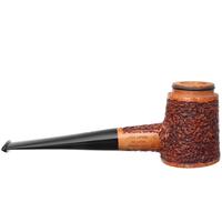 Ser Jacopo Mangia Fuoco Rusticated Poker Freehand with Silver (D) (R1)