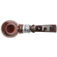 Ser Jacopo Pulchra Smooth Bent Apple with Silver (L1) (C) (9mm)